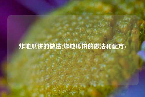 炸地瓜饼的做法(炸地瓜饼的做法和配方)